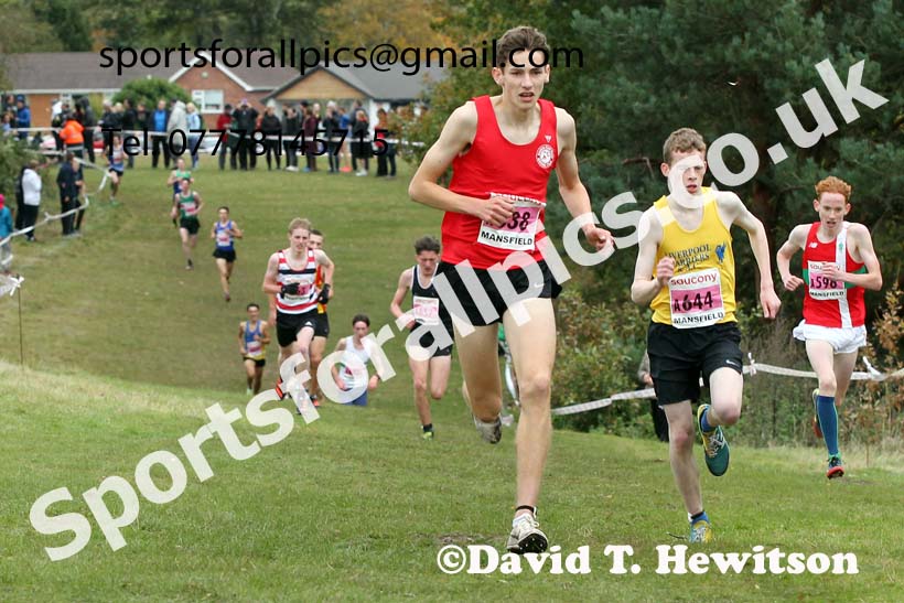 Mens under-17s 2021 National Cross Country Relays, Berry Hill Park, Mansfield. Photo: David T. Hewitson/Sports for All Pics
